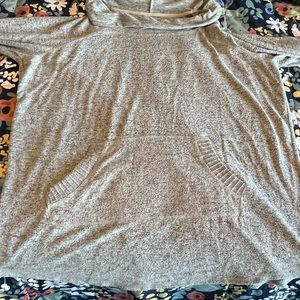 Gray torrid cowl neck sweater